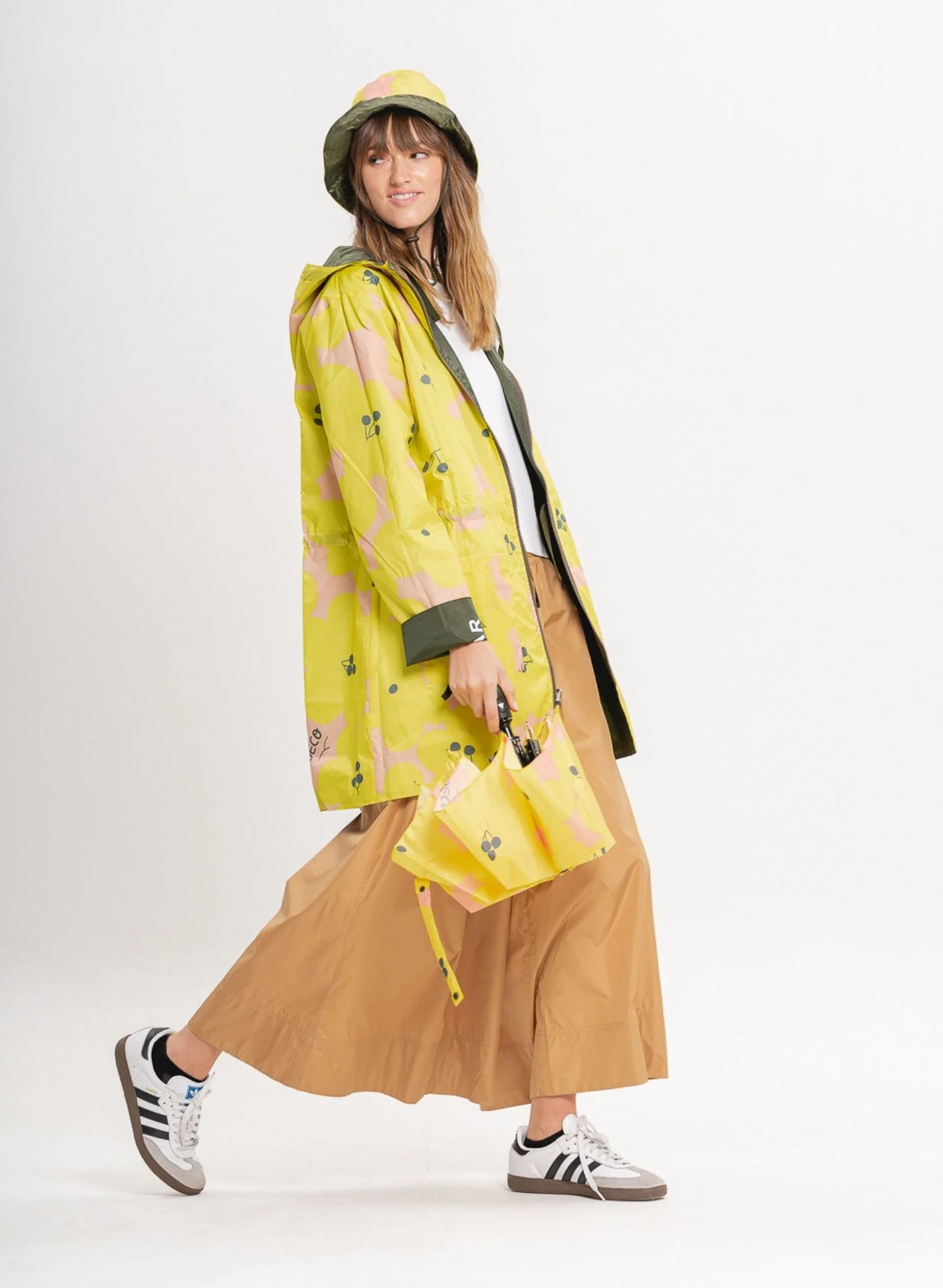 Reversible Print Jacket | Yellow - Image 11