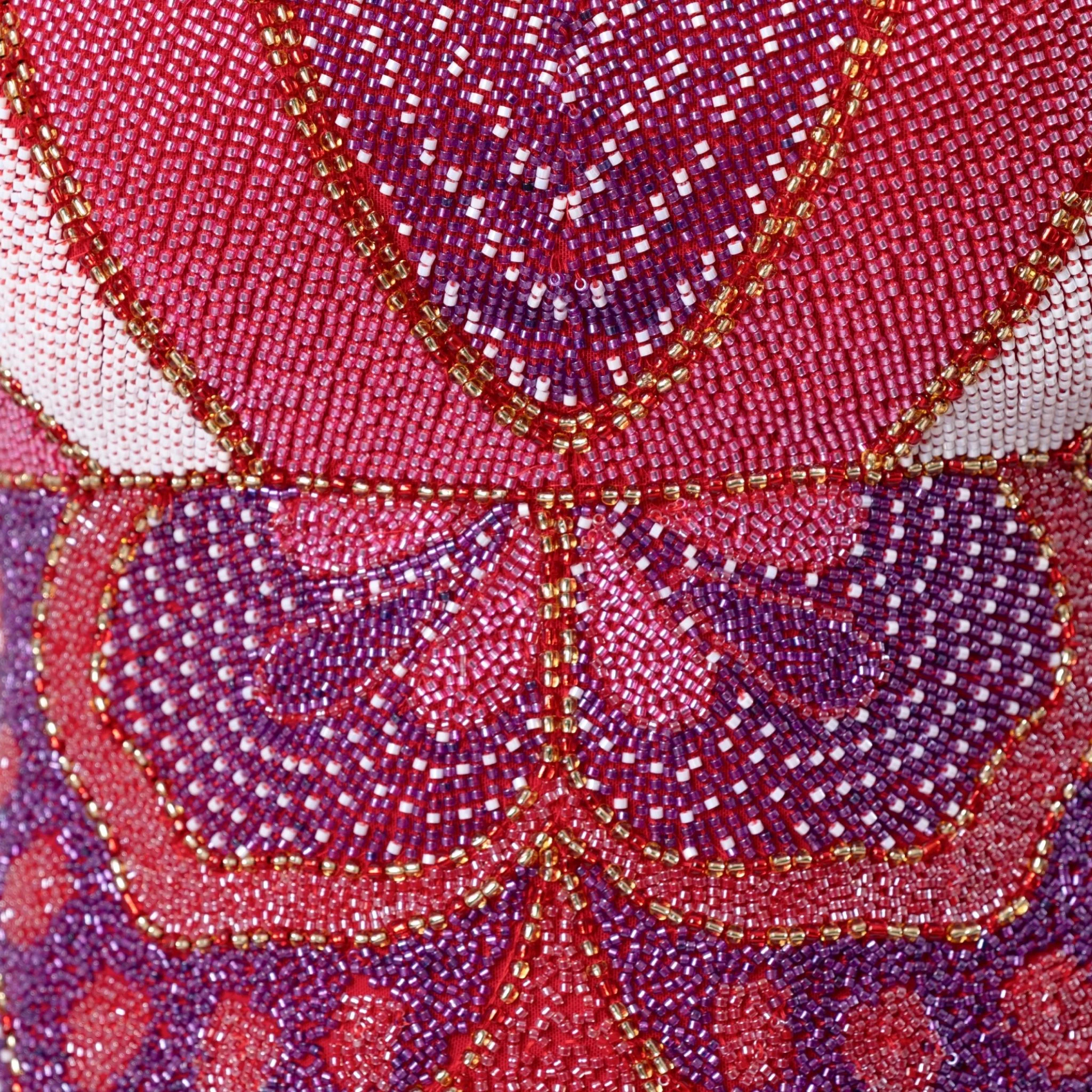 Butterfly Hand-Beaded Embellished Mini Dress - Image 5
