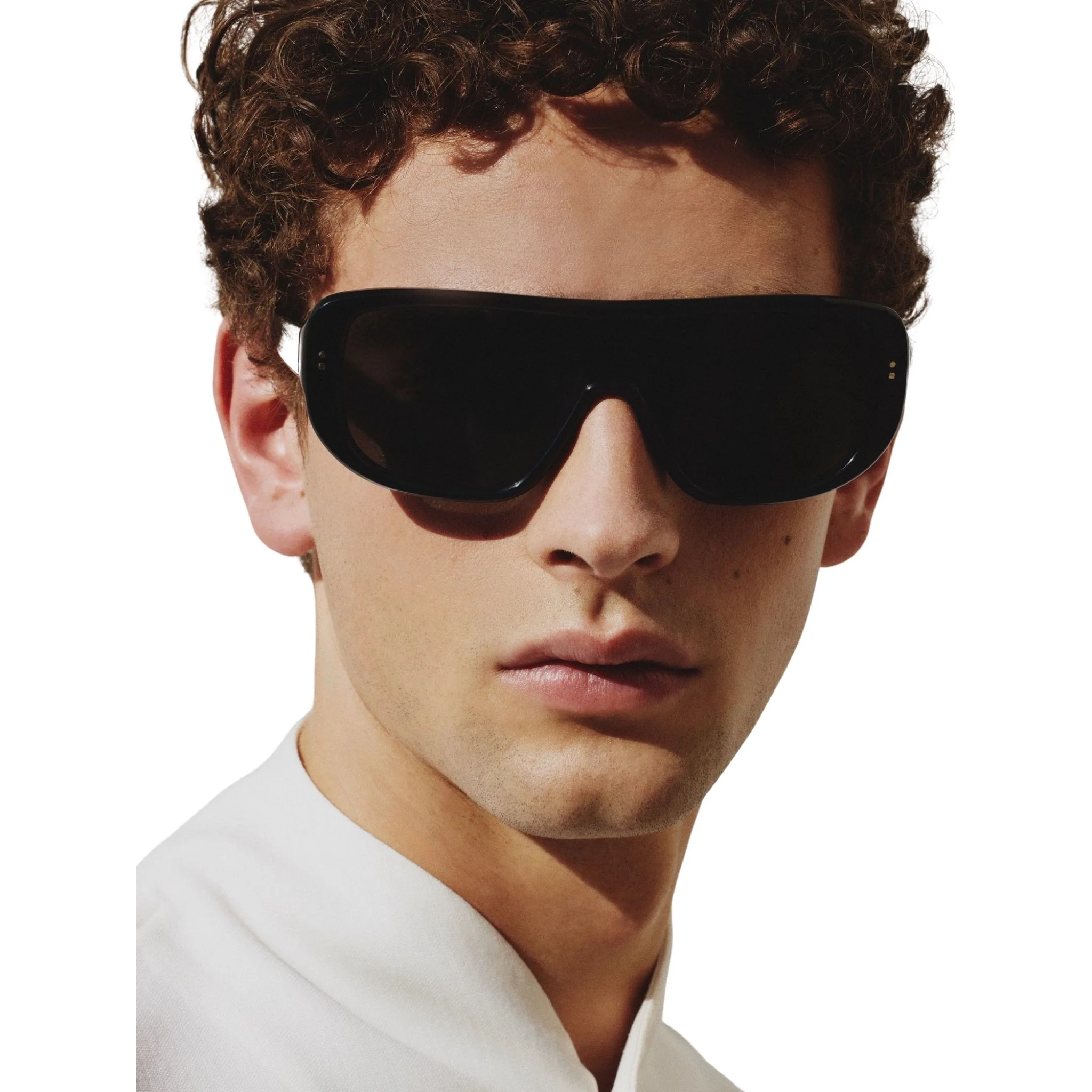 Shield Frame Sunglasses | Black - Image 2