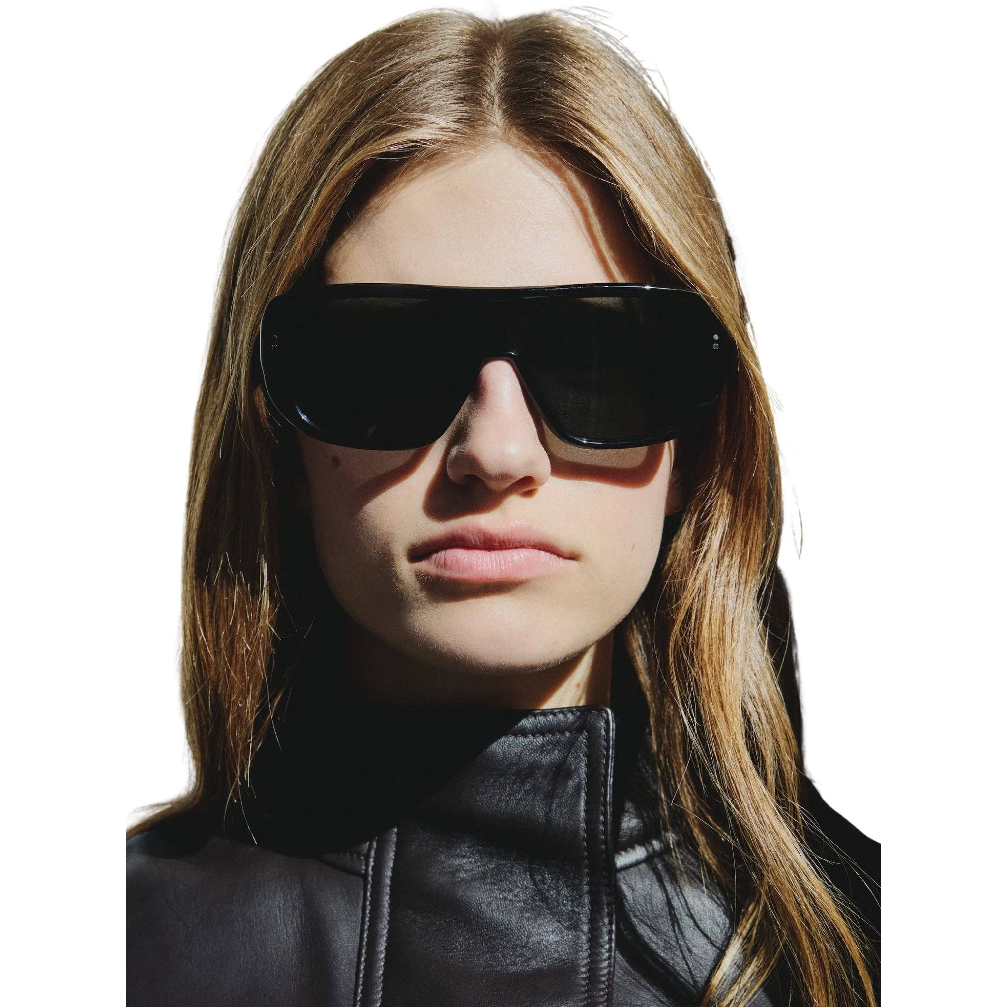 Shield Frame Sunglasses | Black - Image 4