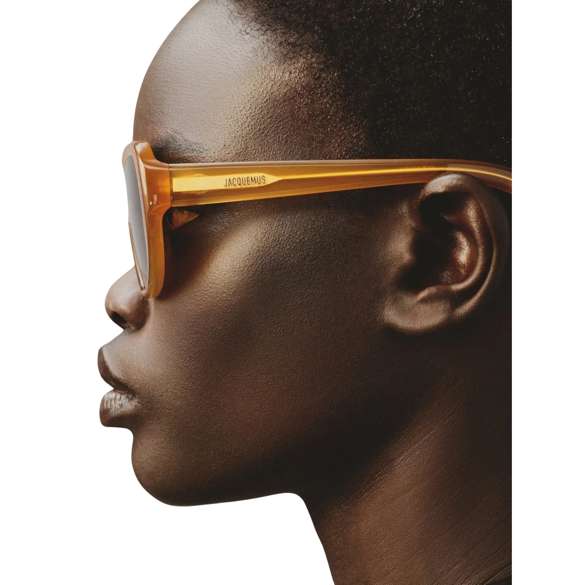 Shield Frame Sunglasses | Caramel - Image 4