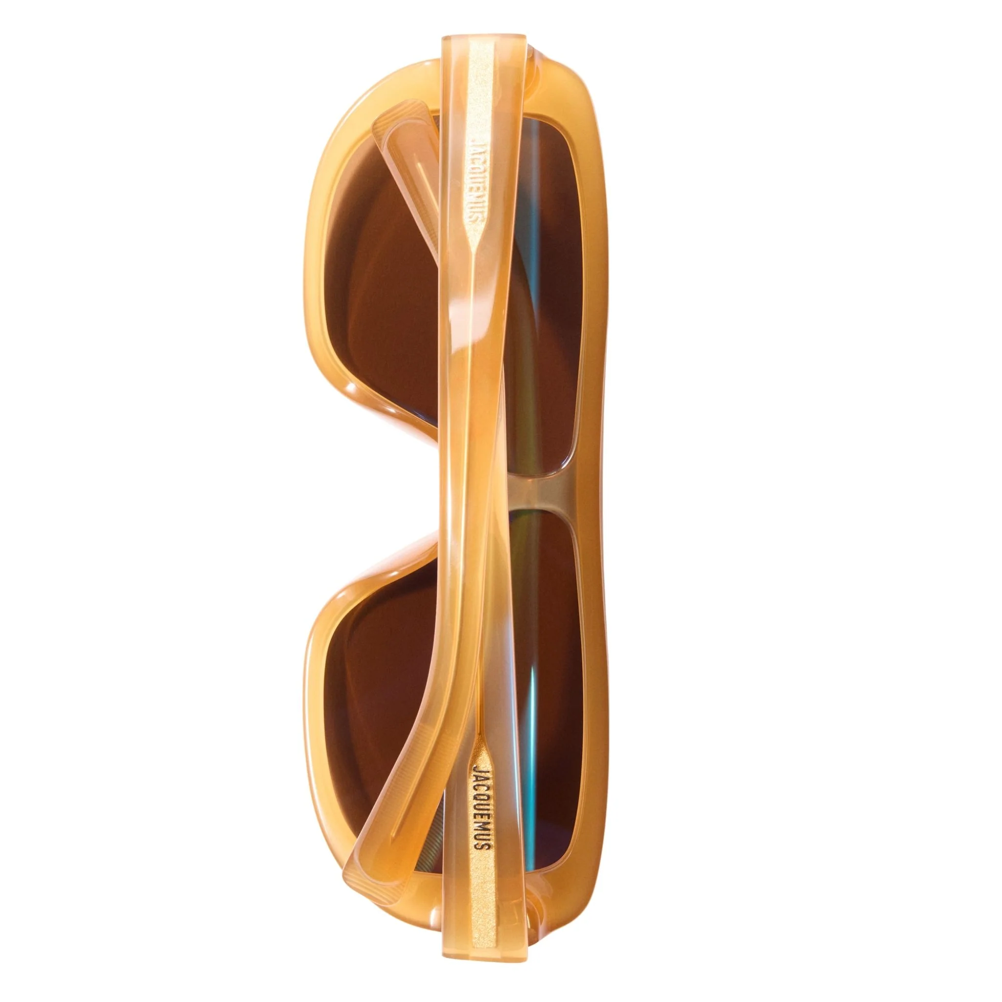 Shield Frame Sunglasses | Caramel - Image 5
