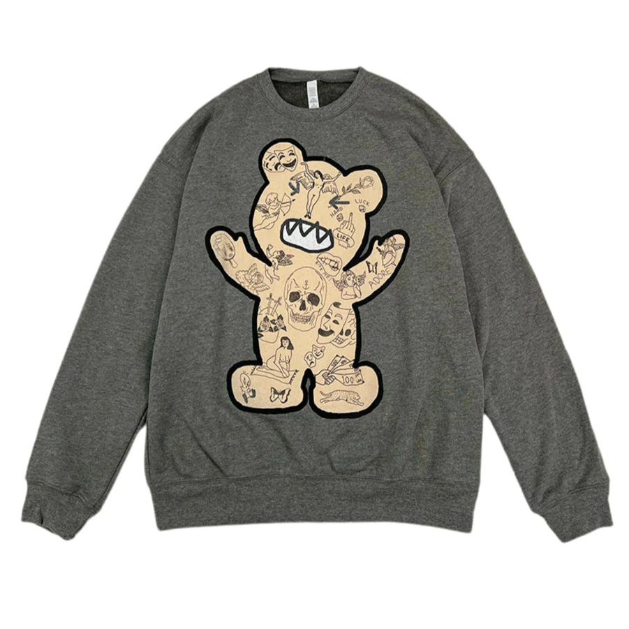 Bear Sweatshirt | Grey