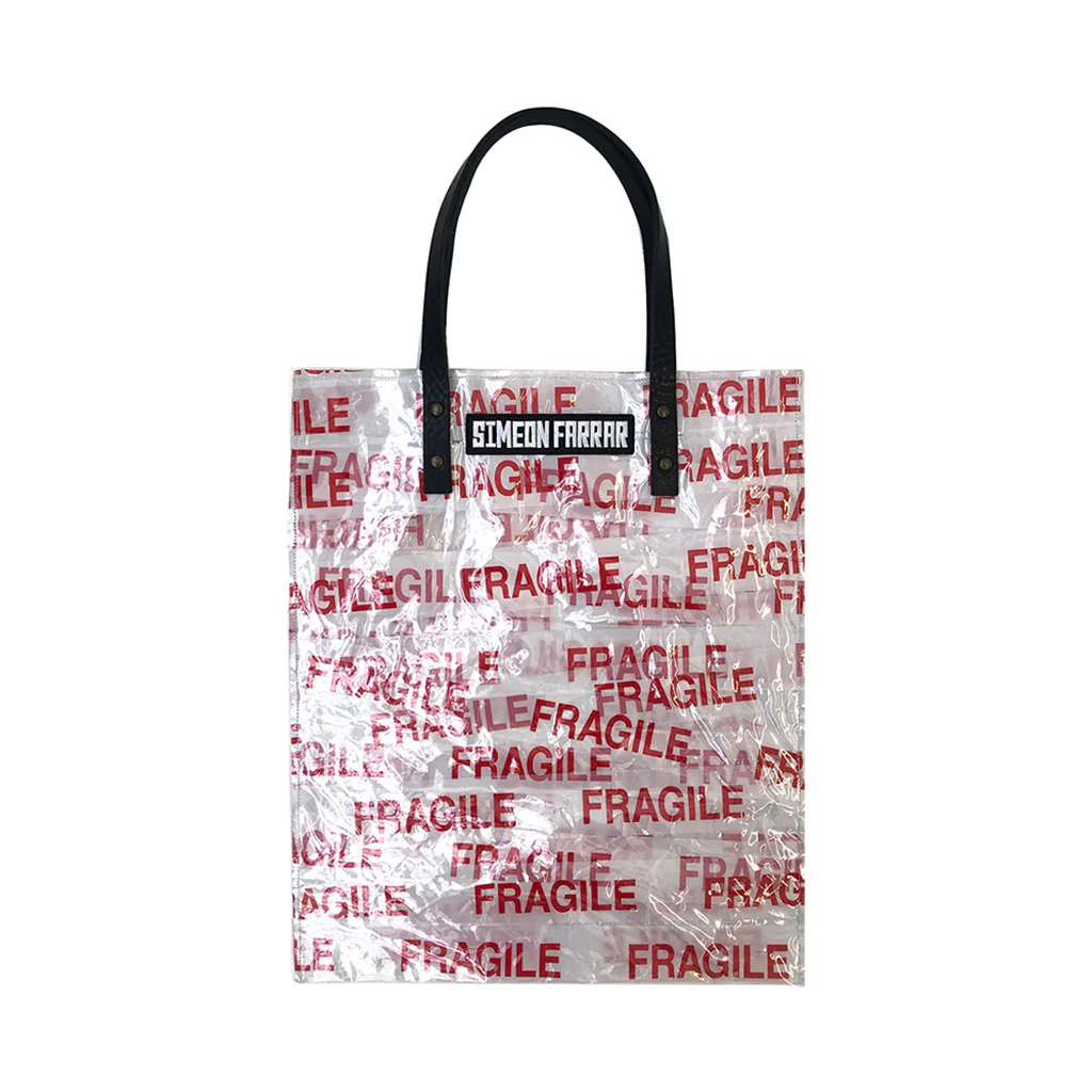 Fragile PVC Bag | White