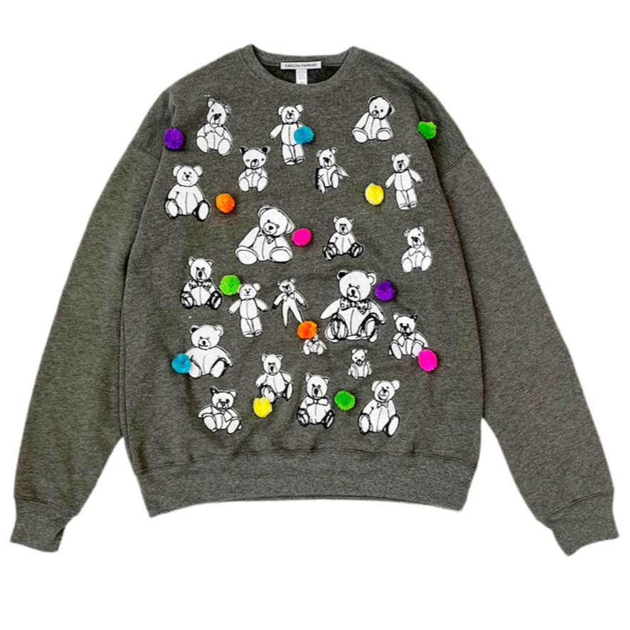 Teddy Sweatshirt | Grey