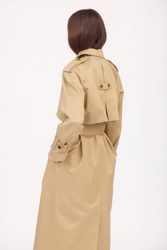 Camel Trench Coat - Image 10