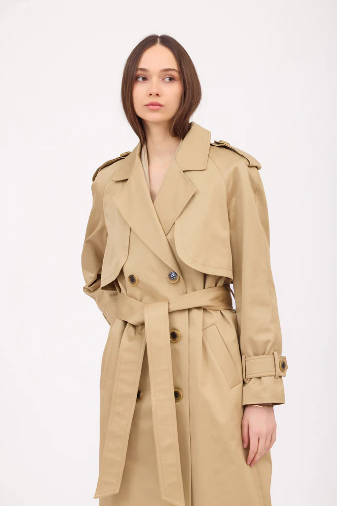 Camel Trench Coat - Image 14