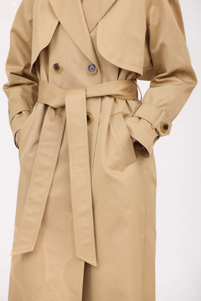 Camel Trench Coat - Image 16