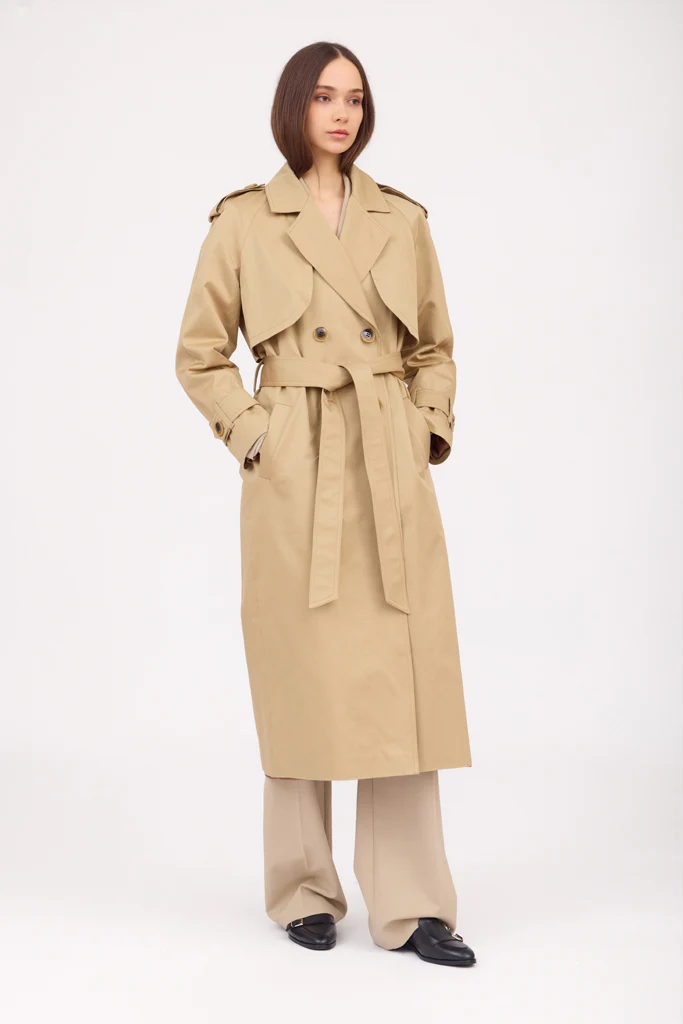 Camel Trench Coat - Image 5