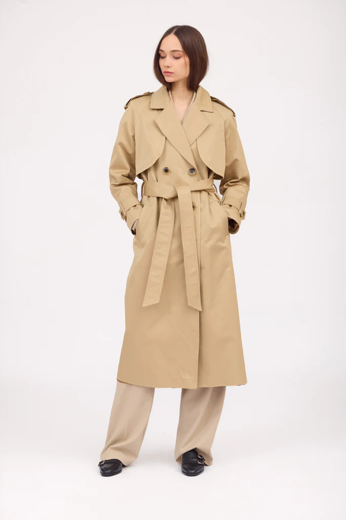 Camel Trench Coat - Image 7