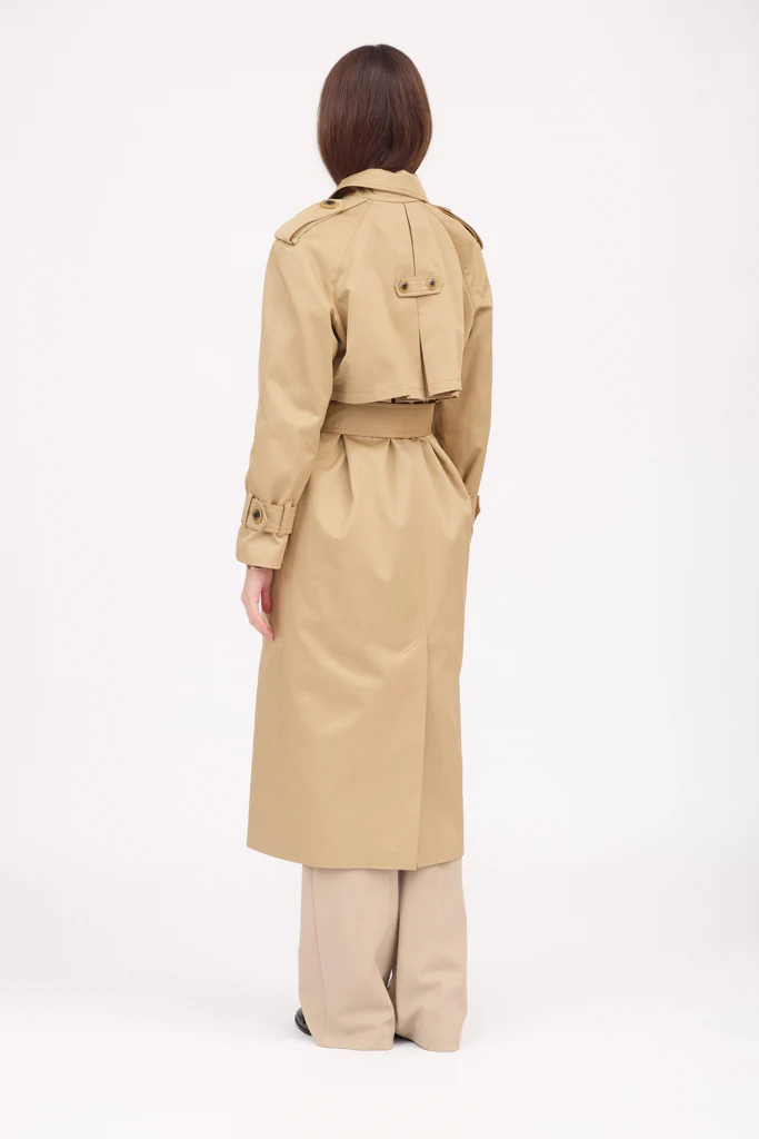 Camel Trench Coat - Image 9