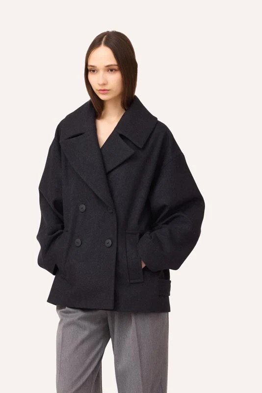 Short Black Coat - Image 11