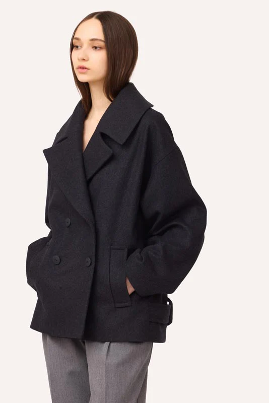 Short Black Coat - Image 12