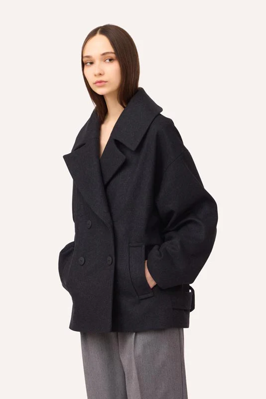Short Black Coat - Image 13
