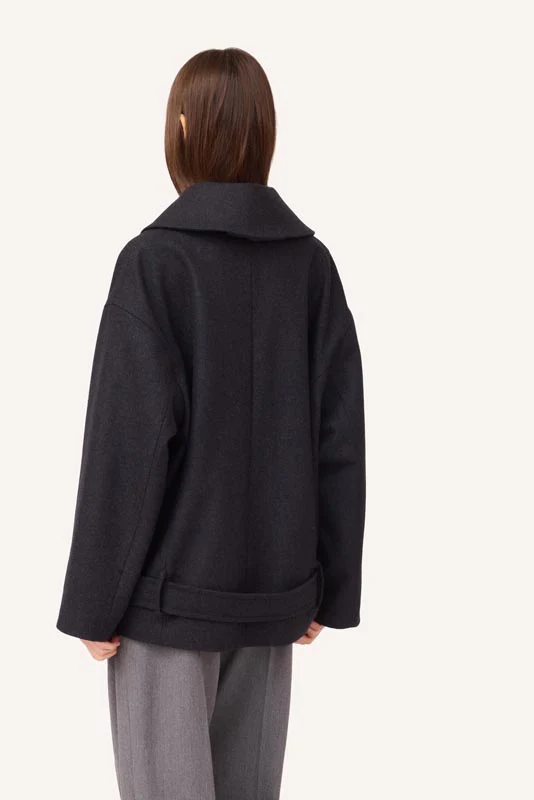 Short Black Coat - Image 17