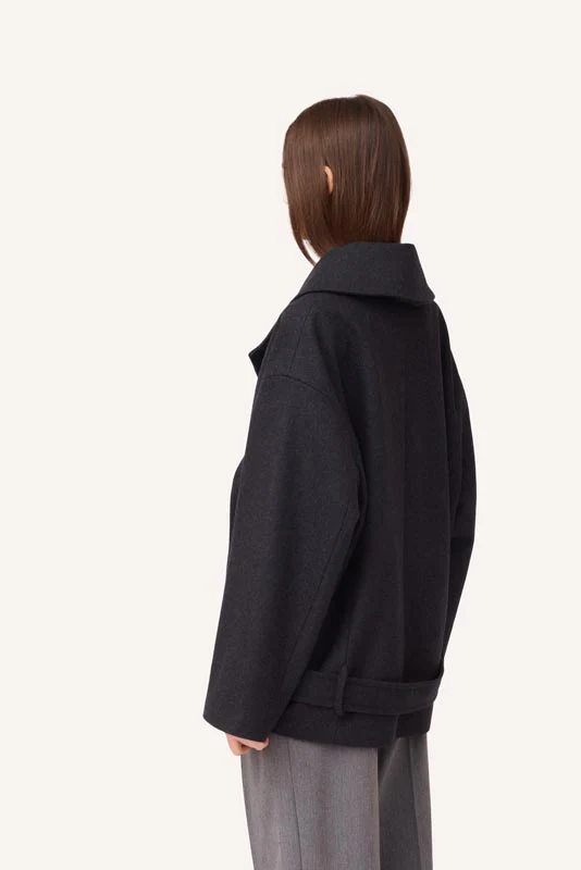 Short Black Coat - Image 19