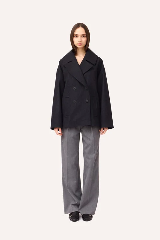 Short Black Coat - Image 2