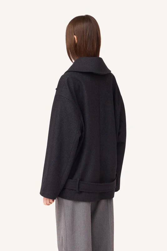 Short Black Coat - Image 20
