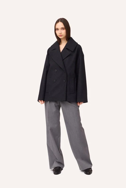 Short Black Coat - Image 4