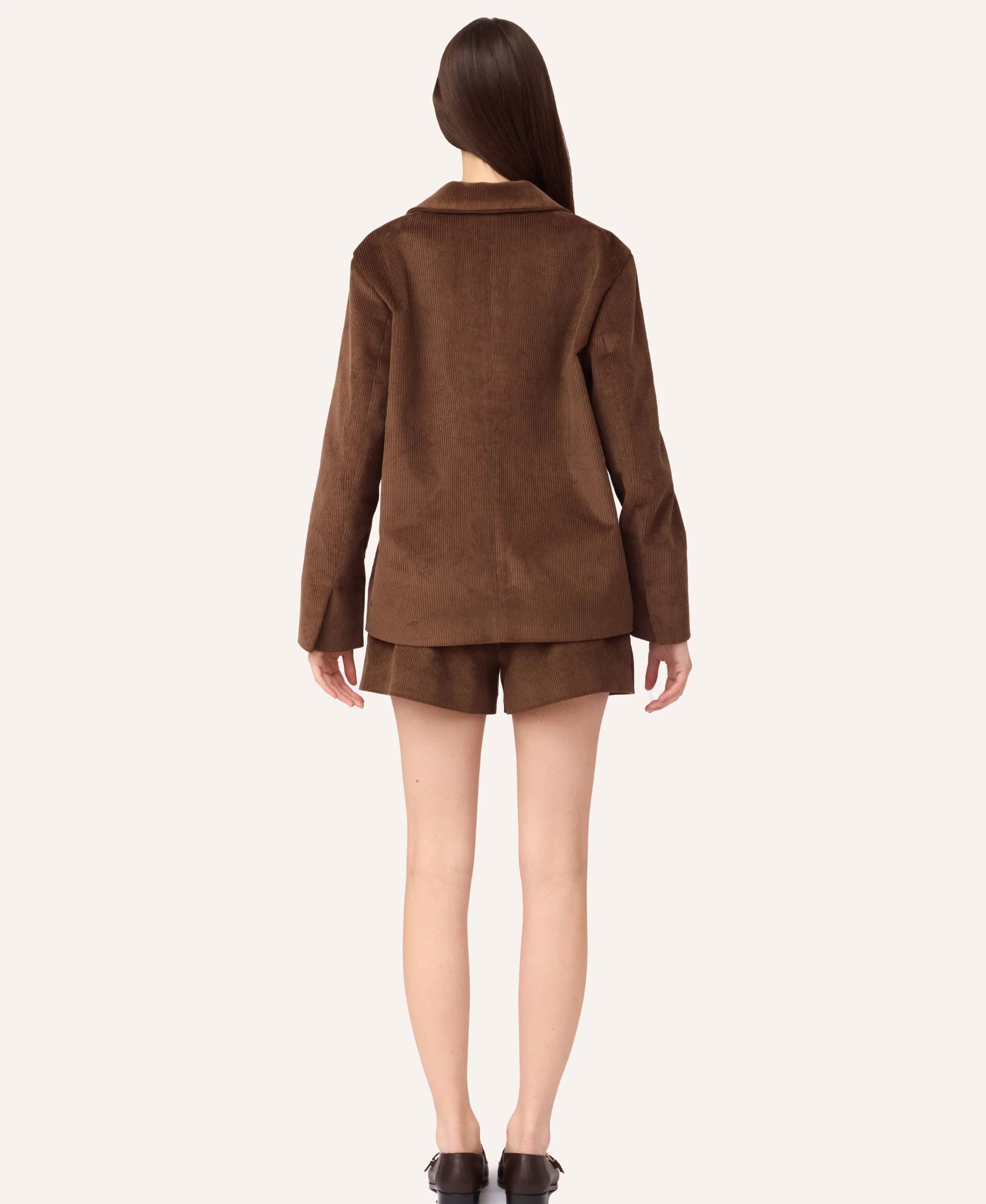 Velvet Shorts | Brown - Image 10