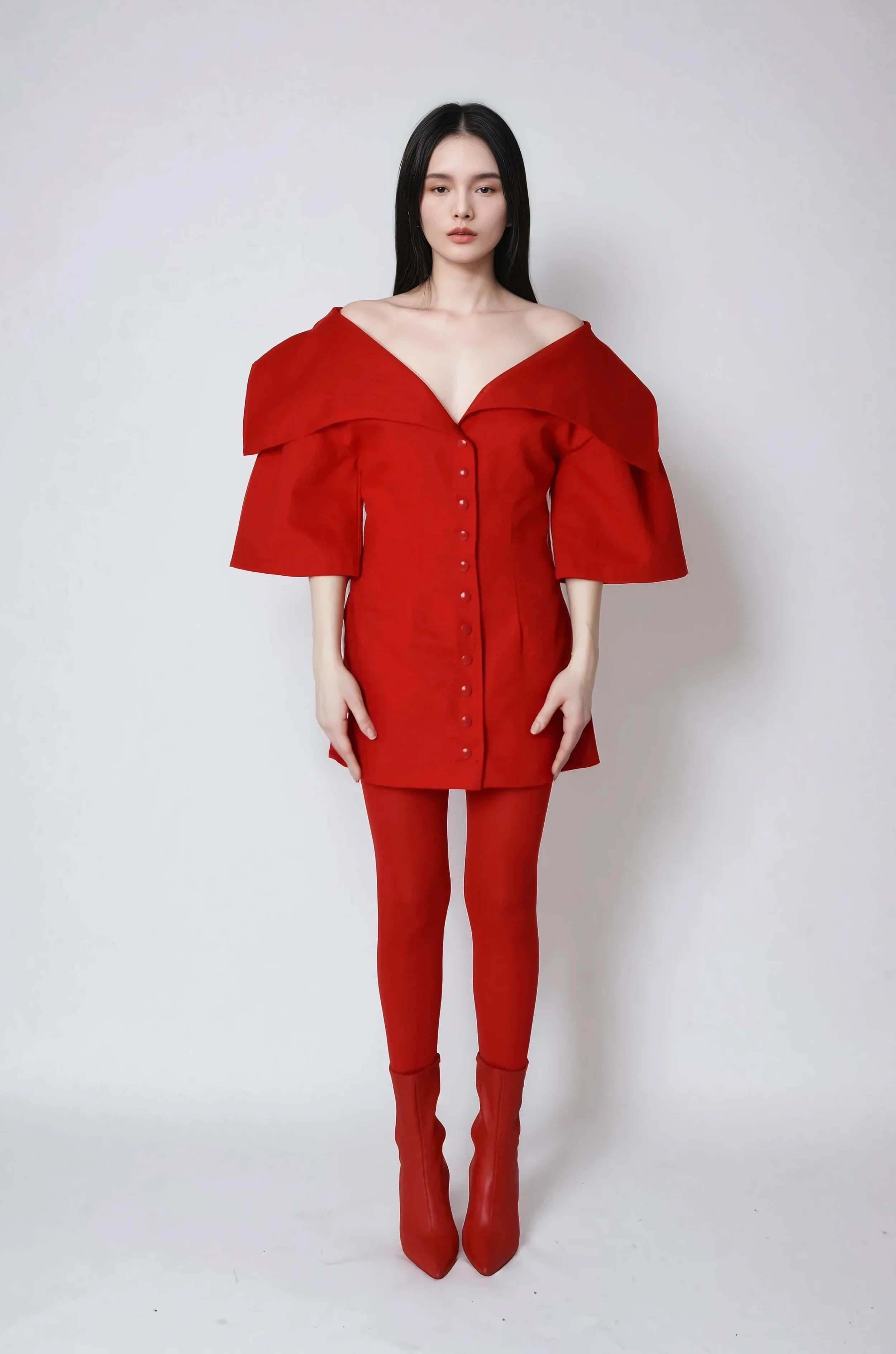 Akabana Dress | Red - Image 2