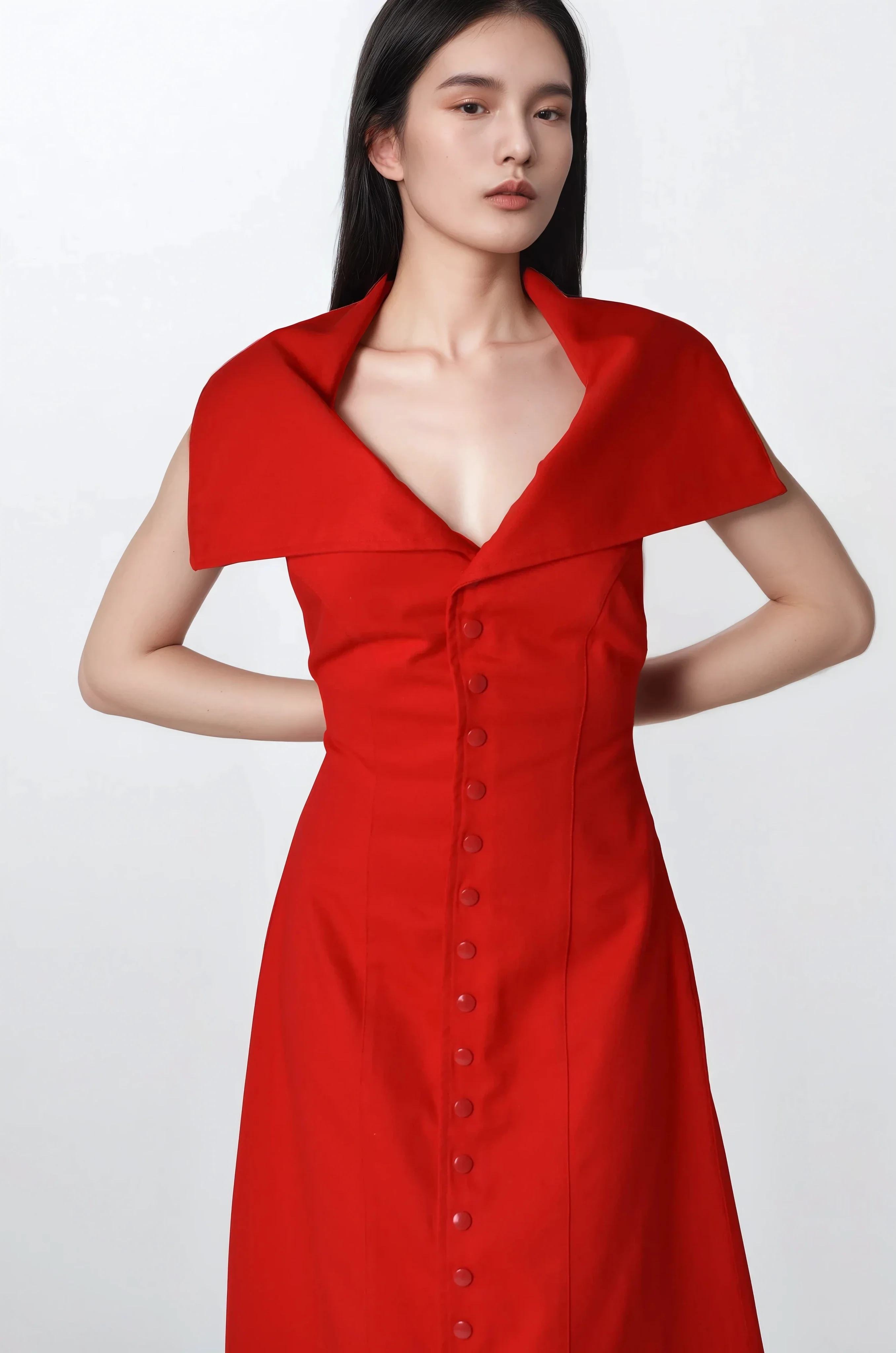 Akai Dress | Red - Image 3