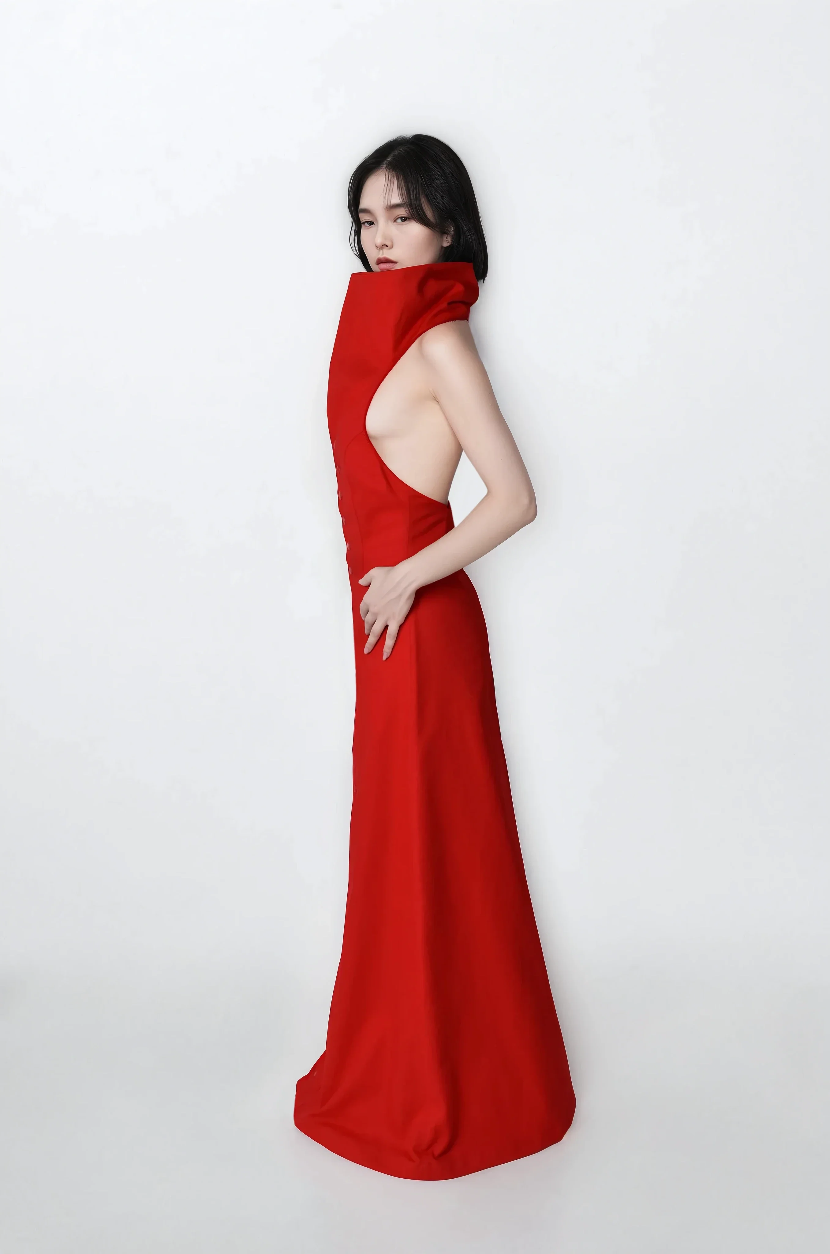 Akai Dress | Red - Image 4