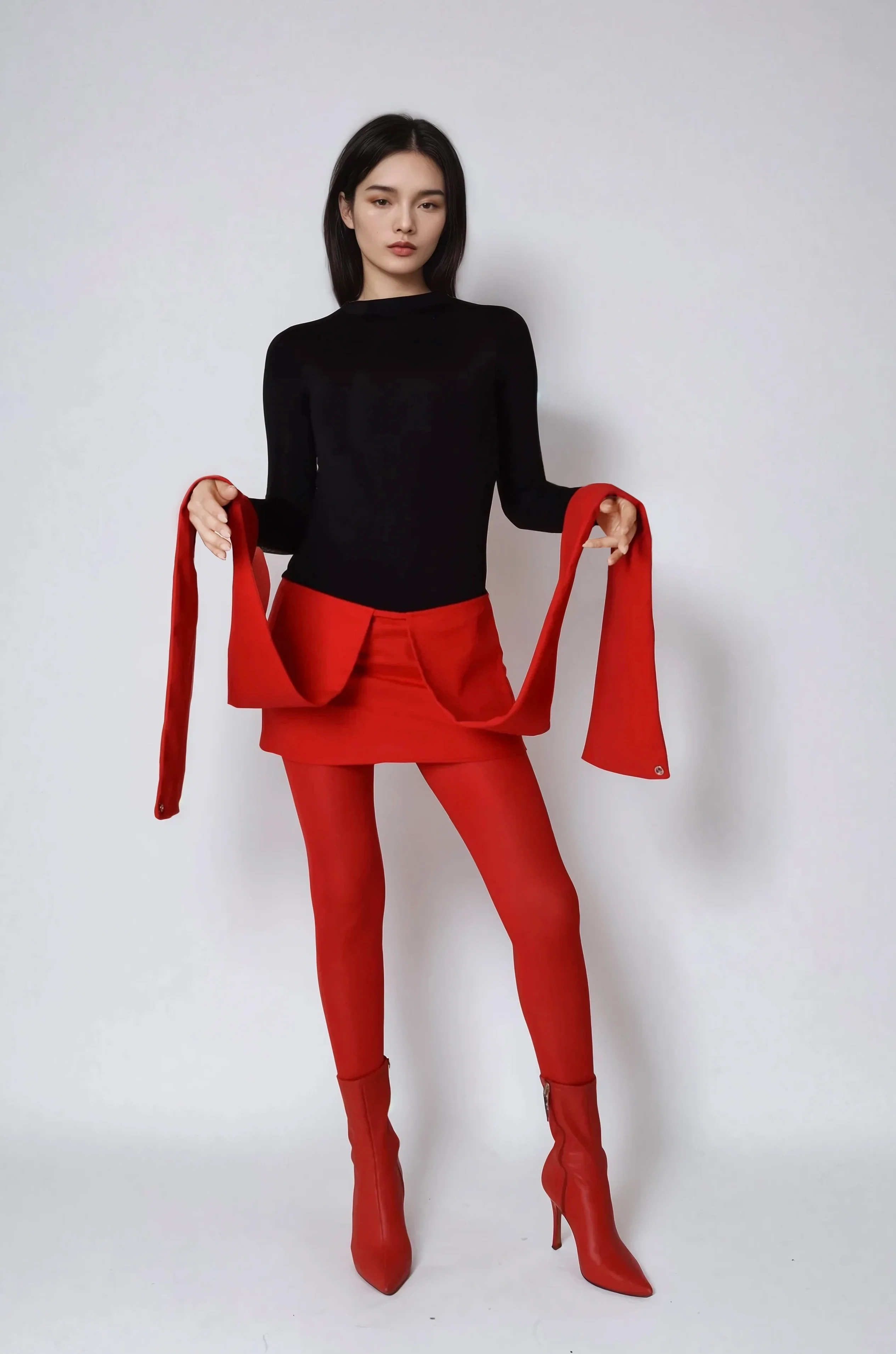 Musubi Skirt | Red - Image 3