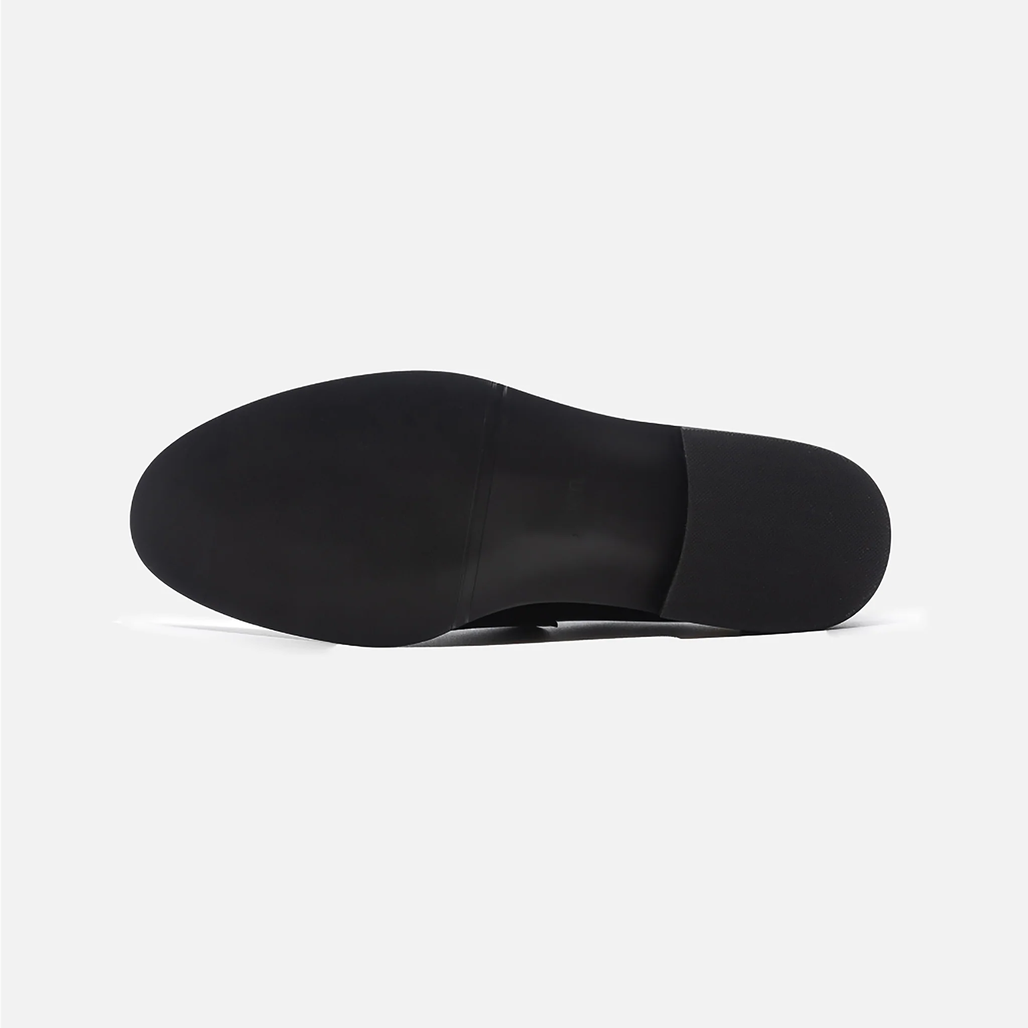 Black Leather Loafers with
Cowhide Print Vamp - Image 6