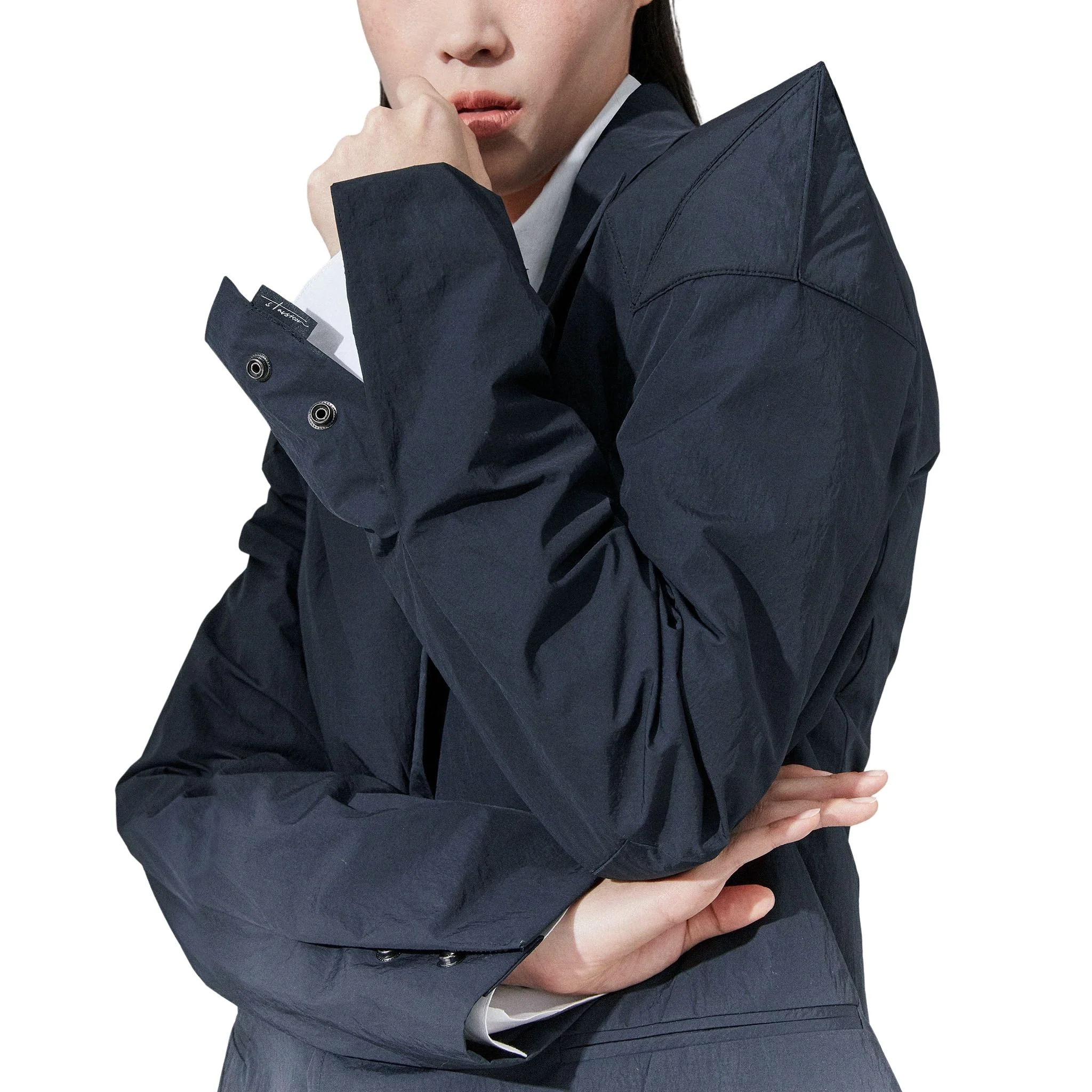 Tri-Horn Sleeve Sculpted Jacket - Image 4