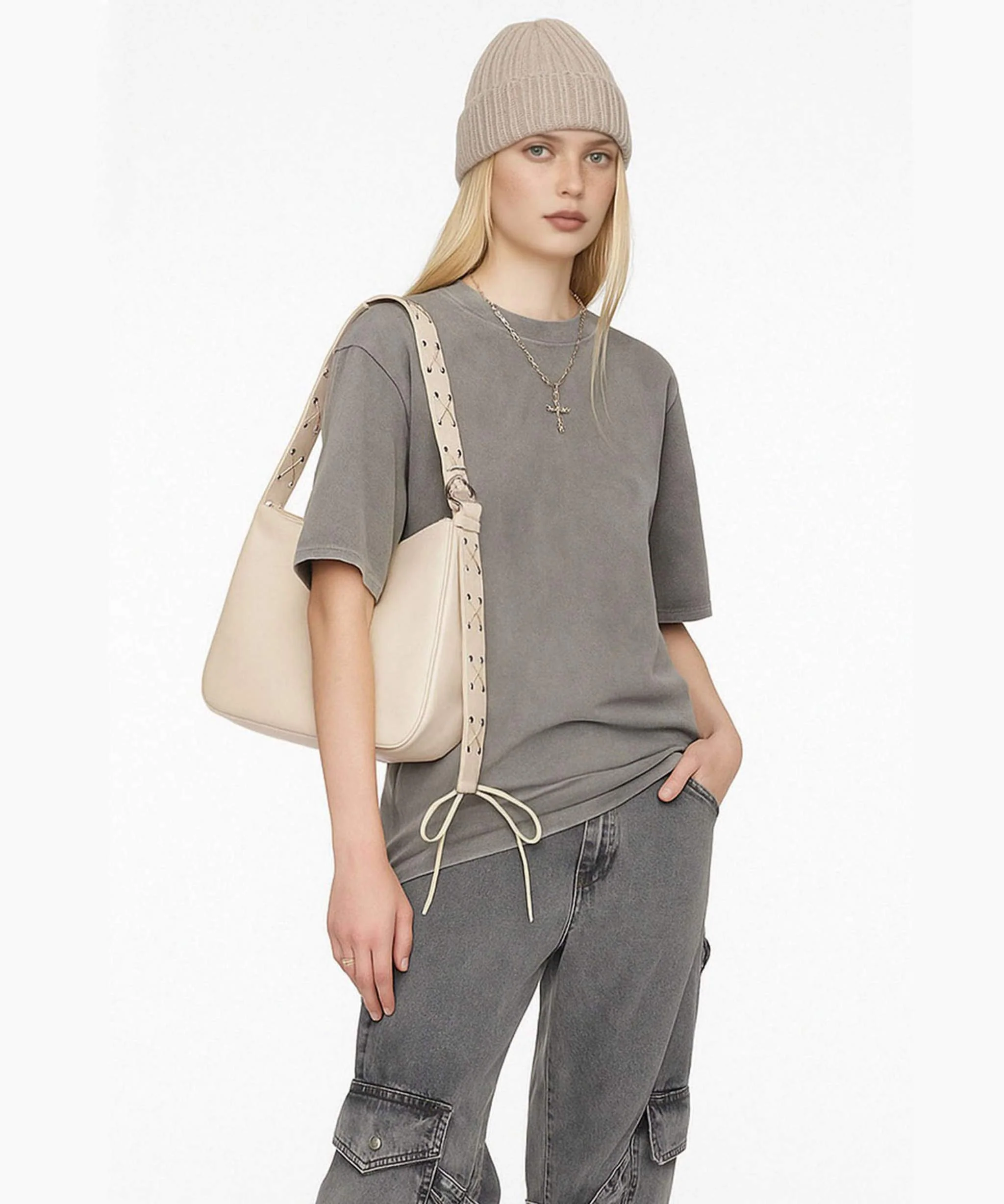 Madison Square Bag | Beige - Image 6