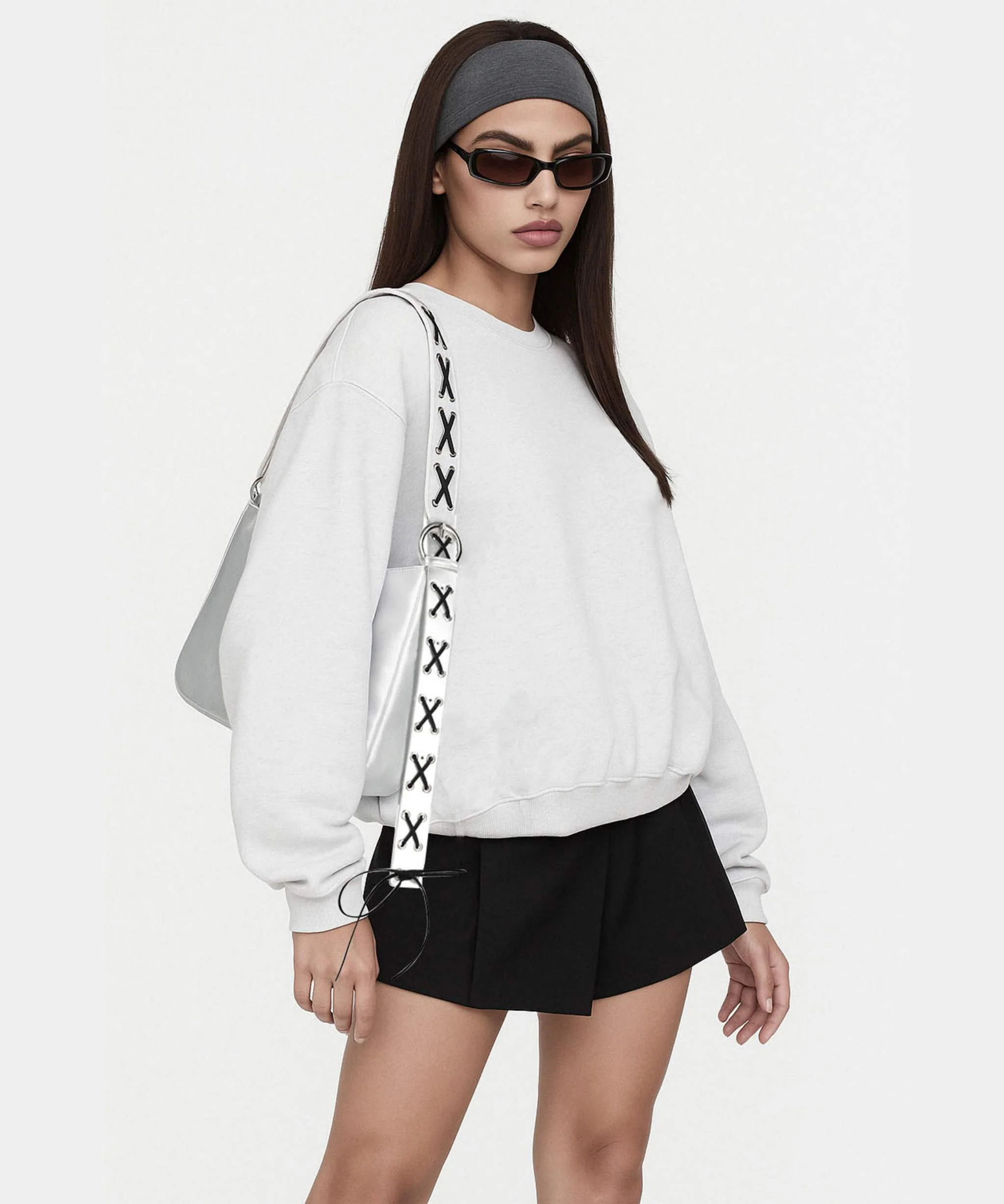 Madison Square Bag | Silver - Image 6