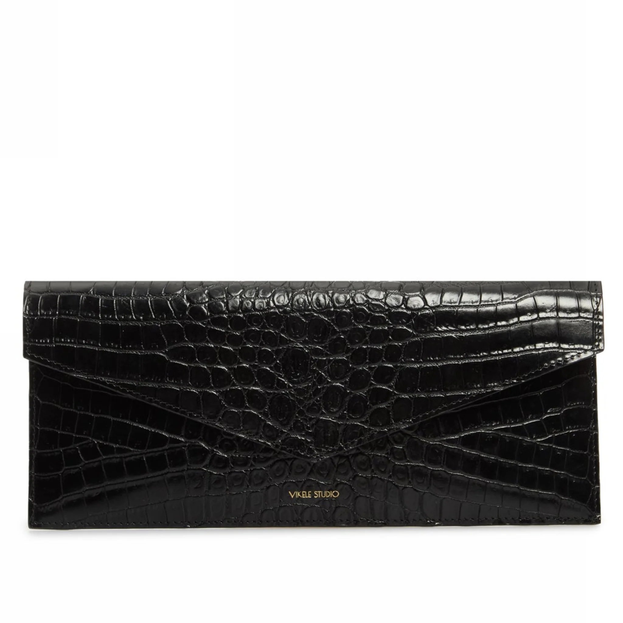 Opera Croco Clutch | Black - Image 3