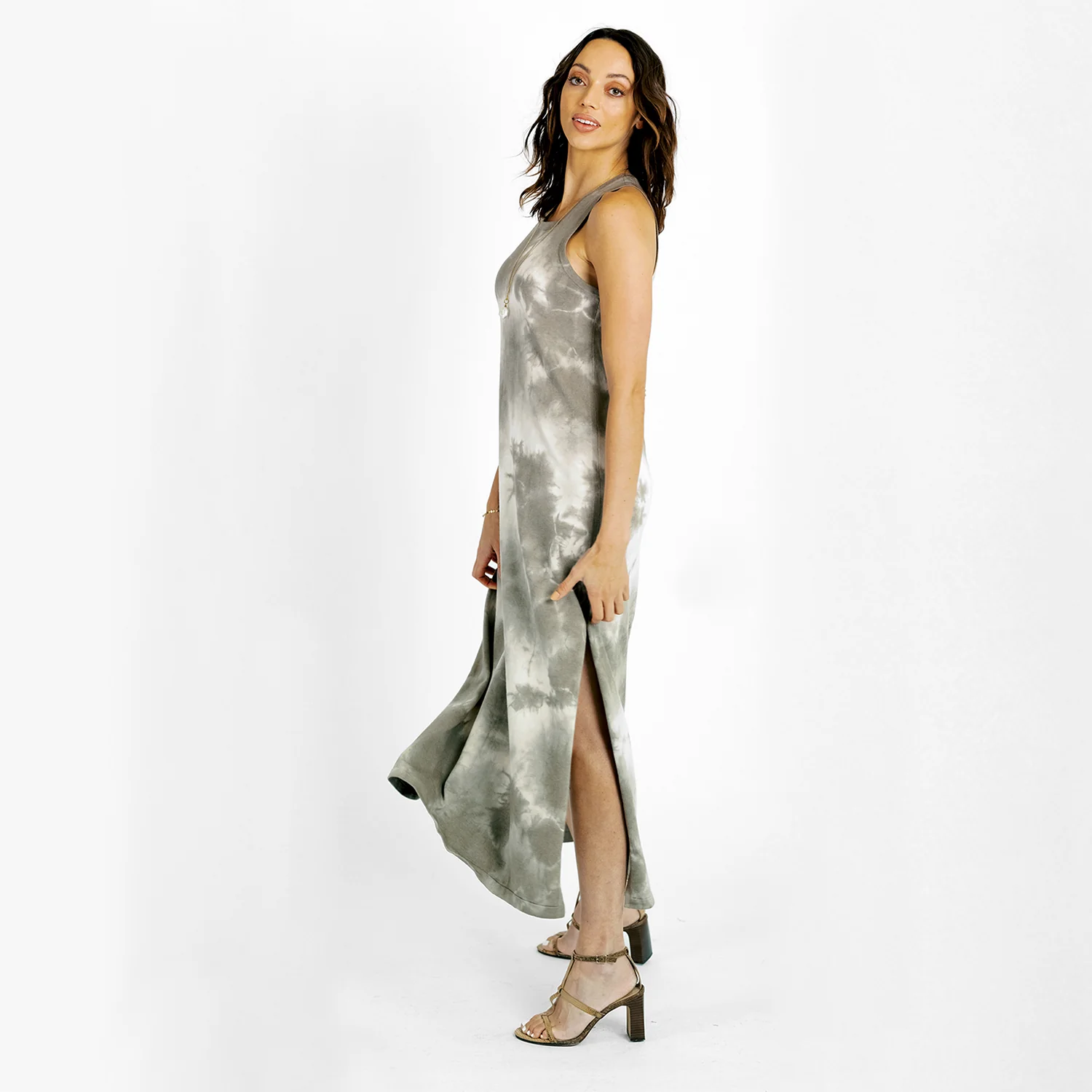 Storm Cashmere Cotton Maxi Dress - Image 4