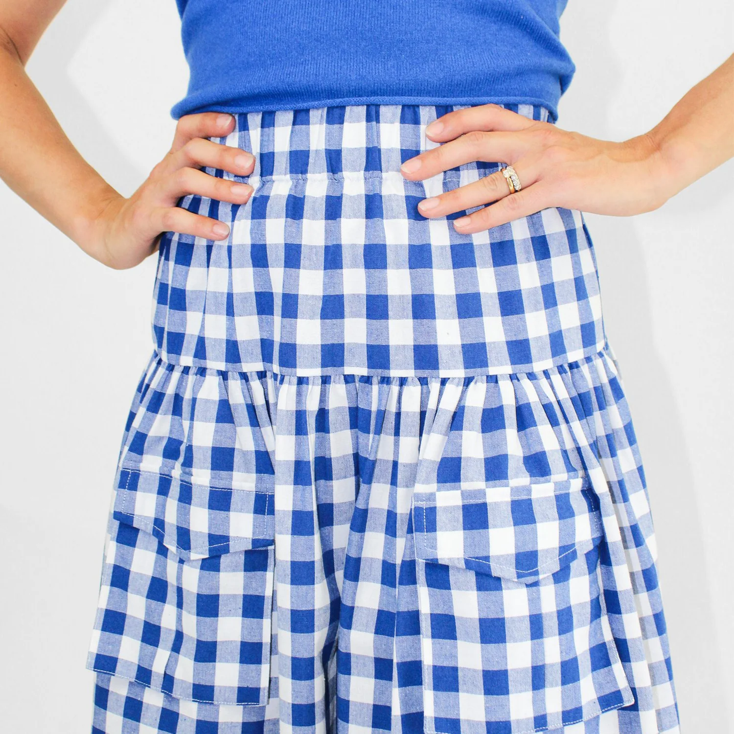 Linen Cargo Skirt - Image 4